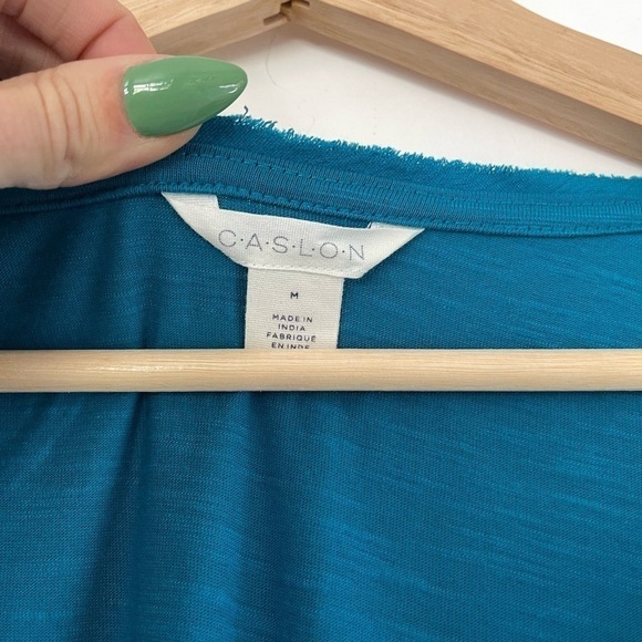 NWOT Caslon Mixed Media Drop Waist Maxi Dress - M - Picture 3 of 6